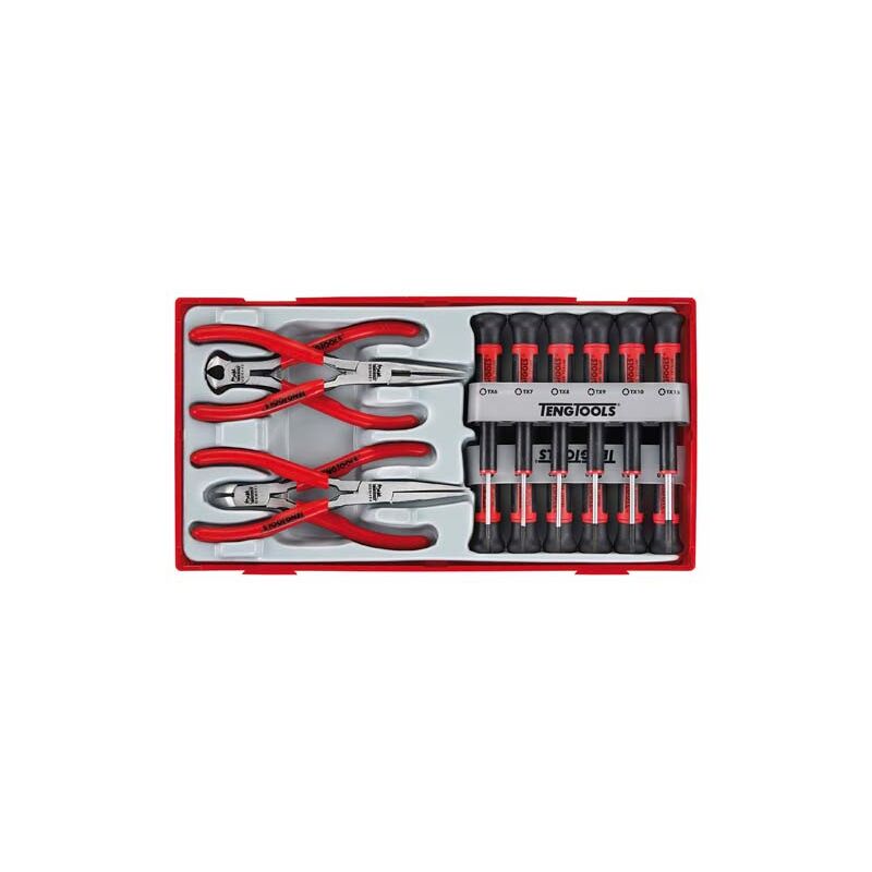Teng Tools Mini Schraubendreher & Mini Zange Set Ttmi16 Tengtools