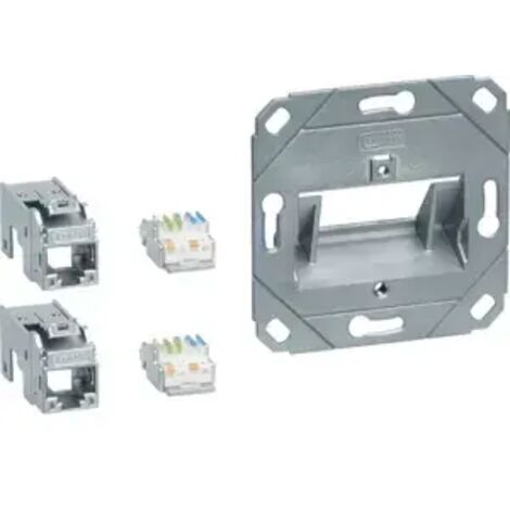 Tehalit Anschluss Modul 2x RJ45 Cat.6a GMKSRJ45C6A2