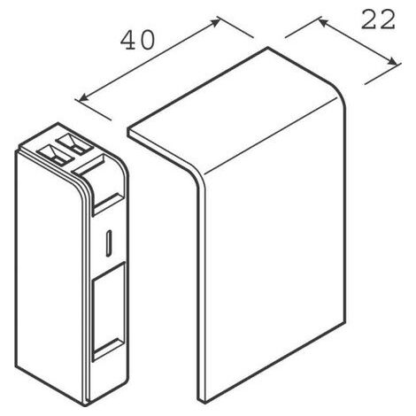 TEHALIT ENDSTÜCK SL 200556D1 ALU