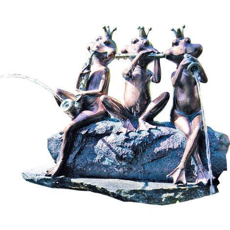 Teichfigur Speier  Froschkapelle  von Heissner, Wasserspiel