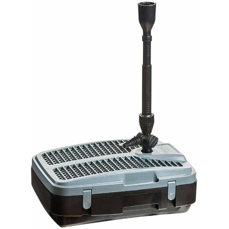 HEISSNER Teichfilter-Set mit Wasserspiel und UVC