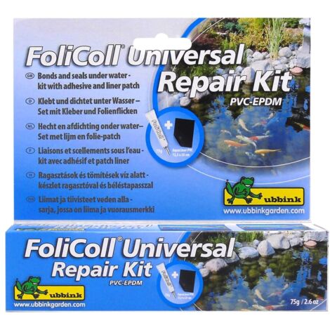 Teichfolie Reparaturset FoliColl 75g für AquaLiner PVC/EPDM Ubbink
