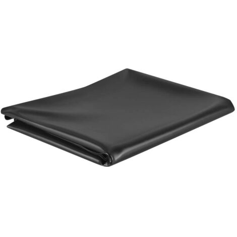 Teichfolie Schwarz 4x4 m PVC 0,5 mm