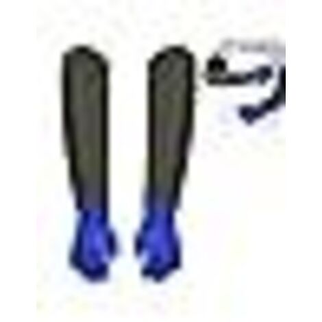 Teichreinigungshandschuhe, 74 cm lange Sicherheitshandschuhe, lange Gummihandschuhe, wasserdichte PU-Sandstrahlhandschuhe, Teichpflegehandschuhe, Arbeitshandschuhe (blau)