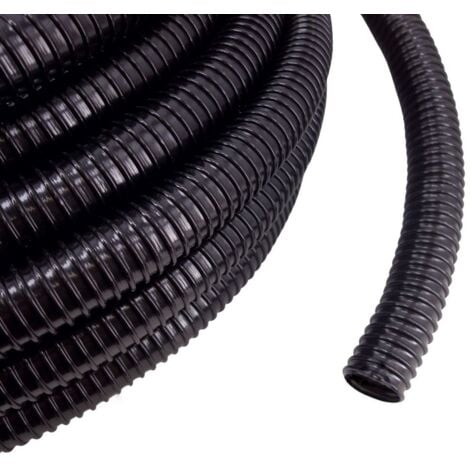 AQUARISTIKWELT24 Teichschlauch 10 Meter Länge 19 mm 3/4" schwarz Top Qualität Spiralschlauch