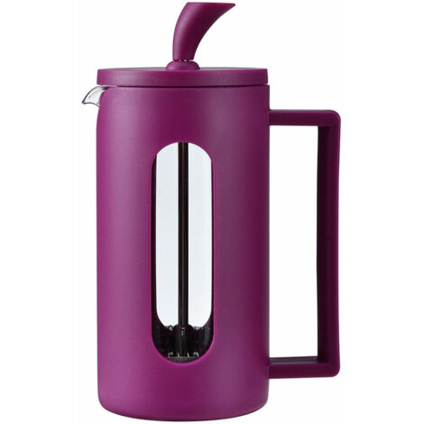 Teiera Oroley Melanzana Acciaio inossidabile Vetro Borosilicato 350 ml