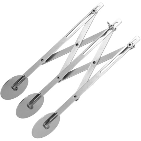 Teigschneider, zeitsparendes Nudelholz, verstellbare Mehrräder für den professionellen und Hobby-Kücheneinsatz (Siebenradmesser) (Fünfradmesser).