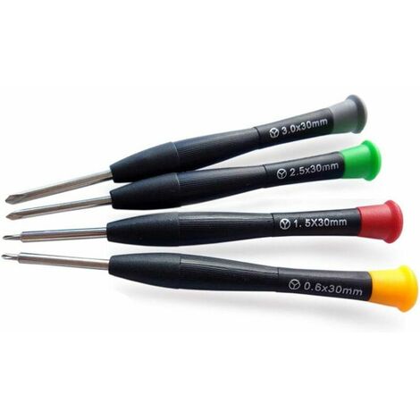 Teile 3-Punkt-Schraubendreher-Set 0,6 mm 1,5 mm 2,5 mm 3,0 mm Y-Spitzen-Schraubendreher-Reparaturwerkzeug