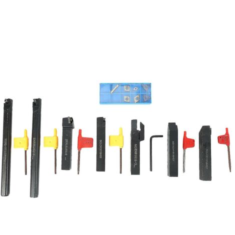 teile/satz 16mm Schaft Drehmaschine Werkzeug Halter Bohrstange Werkzeug Set