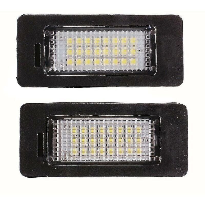 Image of SNQ - teile/satz Auto Stamm Led Kennzeichen Lichter 24 Led Lampe Für Bmw E39 E60 E90 x