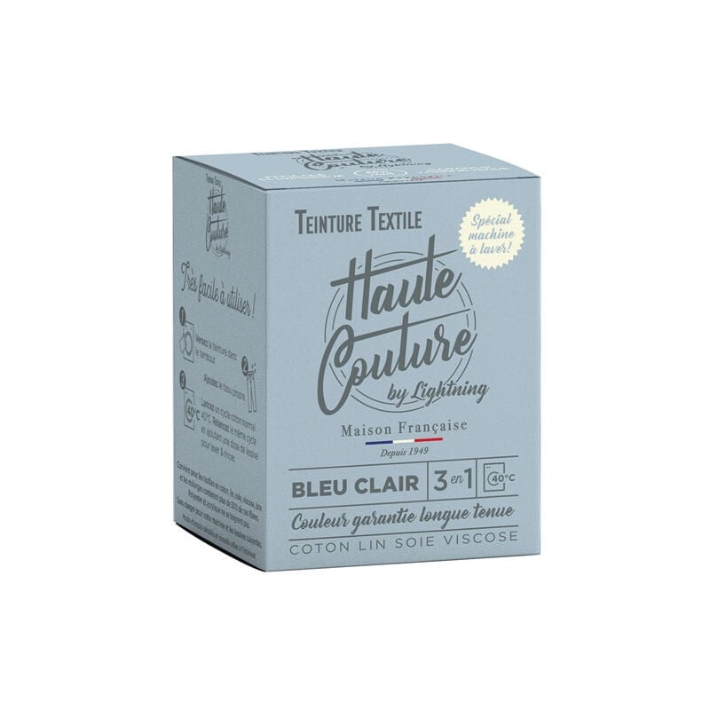 Teinture textile haute couture bleu clair 350g