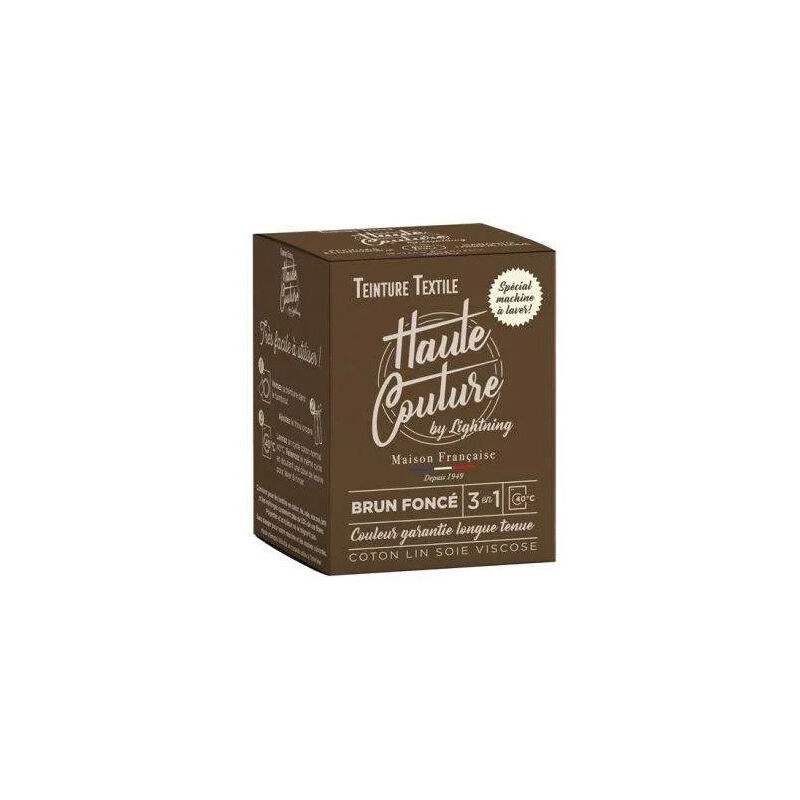 Teinture textile haute couture brun fonc&eacute; 350g - Haute-couture