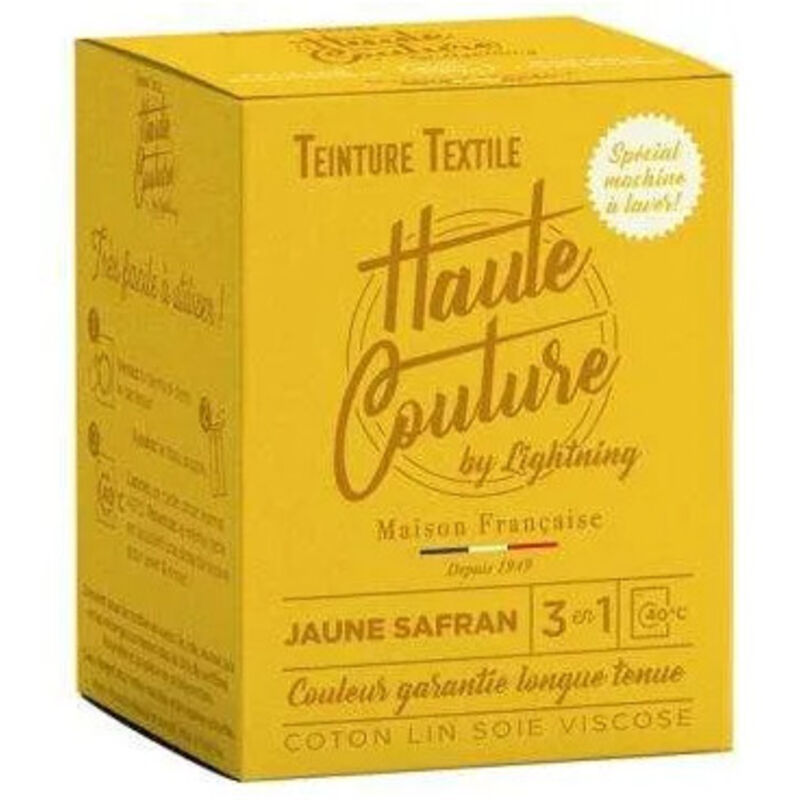Haute-couture - Teinture textile haute couture jaune safran 350g