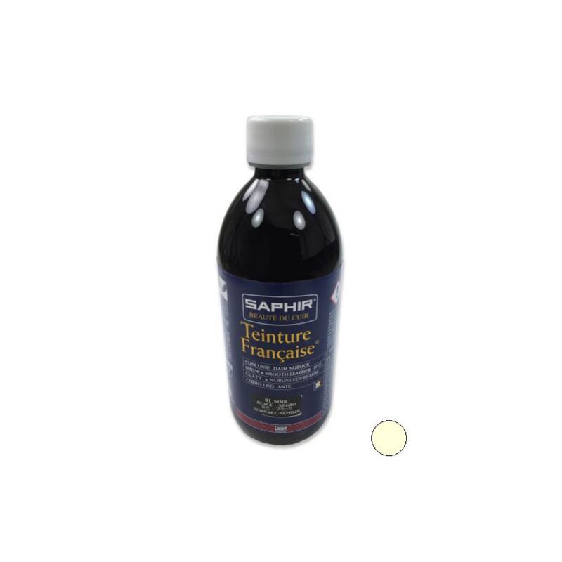 Teinture francaise Cuir Liquide Saphir, 500 ml noir profond noir profond