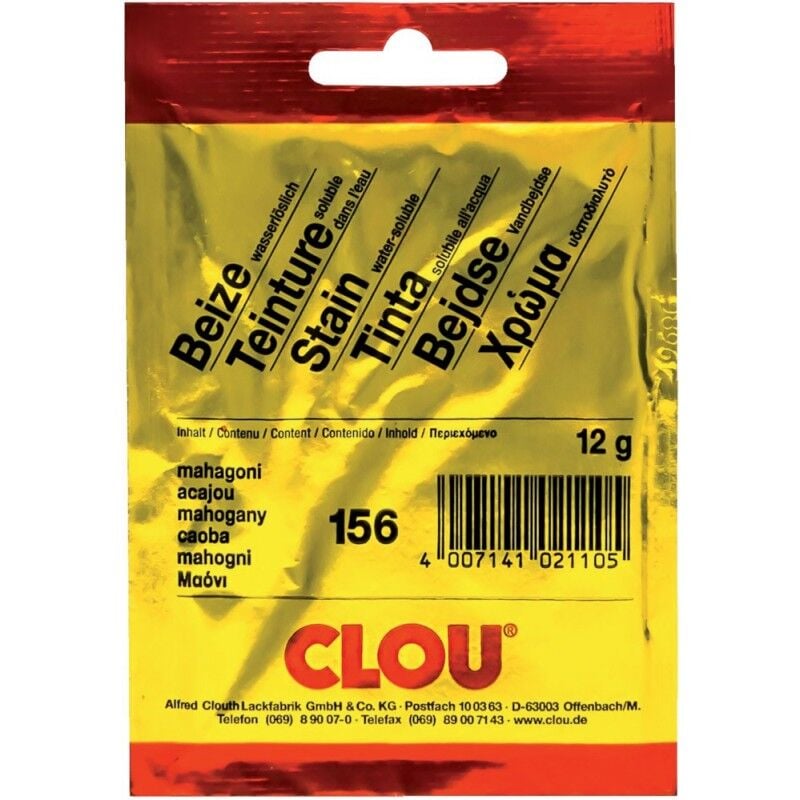 Clou - Teinture soluble dans l'eau ) Nr. 156 acajou