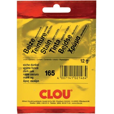 Teinture soluble dans l'eau ) Nr. 165 chene foncé