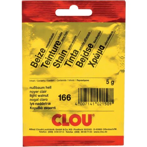 Teinture soluble dans l'eau ) Nr. 166 noyer clair