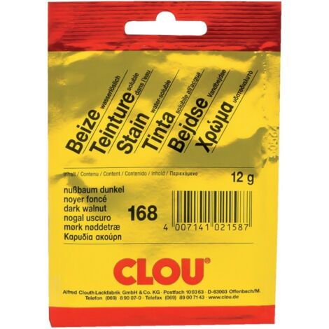 Teinture soluble dans l'eau ) Nr. 168 noyer foncé