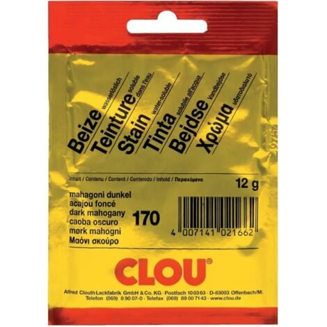 Teinture soluble dans l'eau ) Nr. 170 acajou foncé