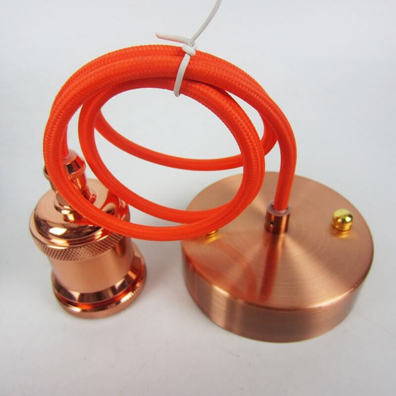 

tejido de cobre y naranja techo listo para instalar