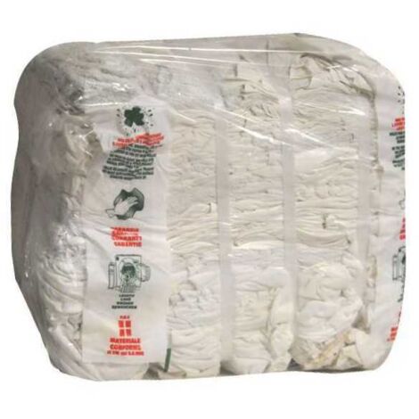 Tejido Trapo Blanco Mixto Kg 10