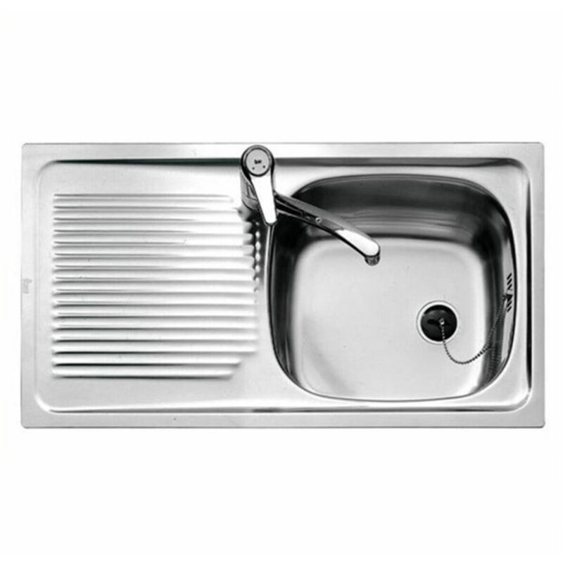

Fregadero de Un Seno 3001 E/50 1C Acero Inoxidable - Teka