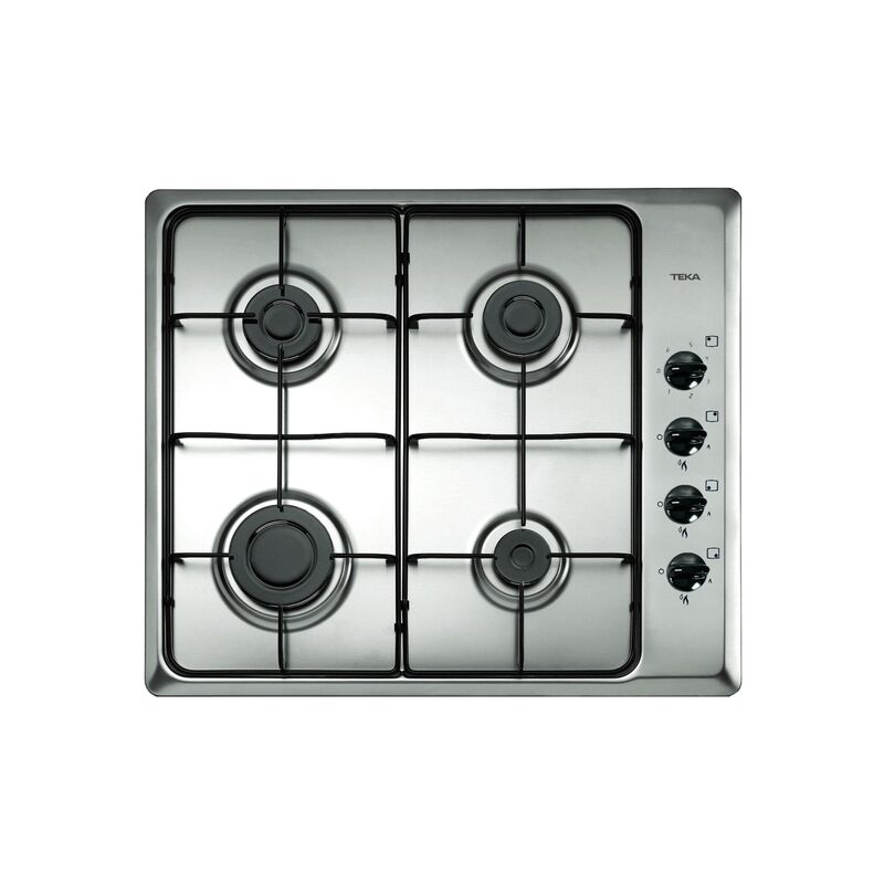 

Placa de Gas HLX60 4G 4 Fuegos 60 cm. Acero Inoxidable Butano - Teka