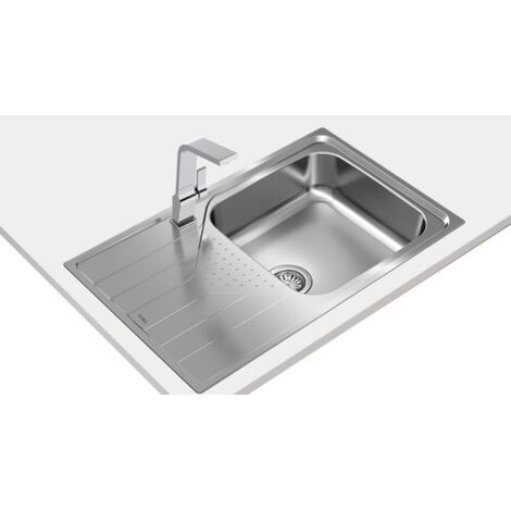 Teka UNIVERSE 50 T-XP 1C 1E MAX I - Fregadero De Cocina Acero 50 Cm 1 Cubeta 1 Escurridor Bajo Encimera