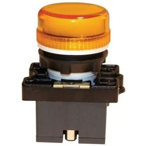 Teknic 103-001-908 Piloto intermitente de plástico con casquillo y bombilla de 12V - Naranja
