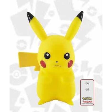 teknofun madcow entertainment pokemon pikachu lampe led avec télécommande
