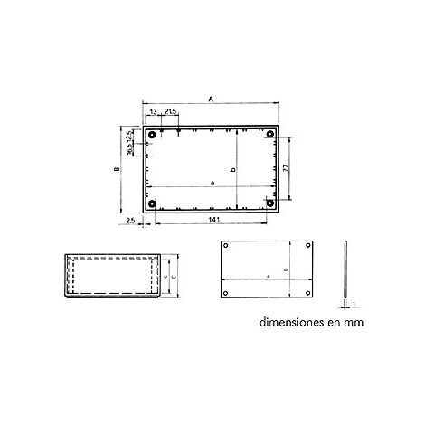 Teko TKP3B Caja Fuerte - Plastico Aluminio, Azul, 160X 96X61