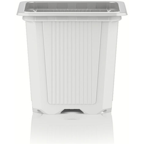 Teku - Godet de culture - 7x7x6.5cm - Blanc