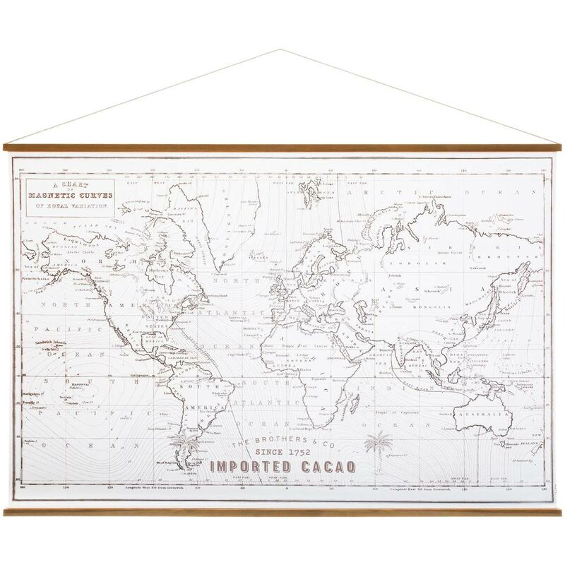 Tela Mappa 110x73cm Atmosphera Créateur D'intérieur