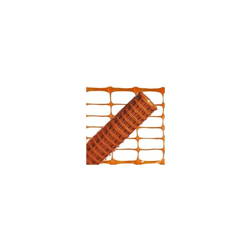 

Tela balizamiento naranja 1,0 metro. rollo 50 metros