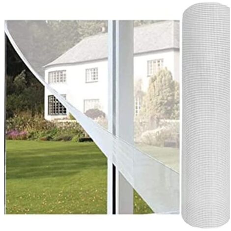 Tela de Mosquitera 100 x 300 cm  Malla Blanca para Ventana  Malla para Mosquitos Recortable  Antimosquitos 120 gr/m2