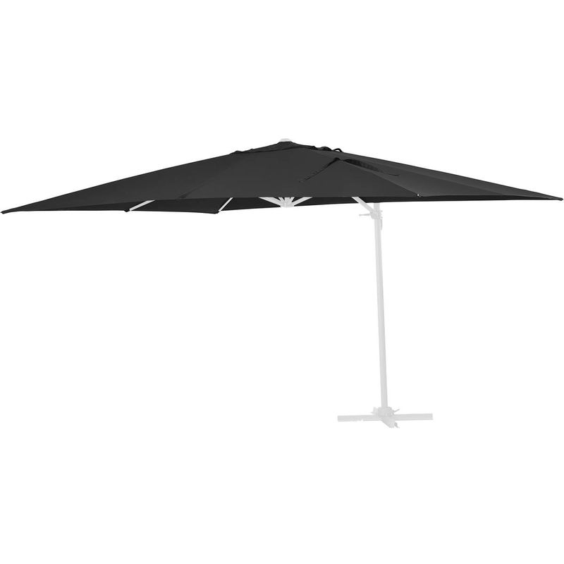 

Habitat Et Jardin - Tela de recambio para el parasol Sun 3 - 3 x 3 m - Negro