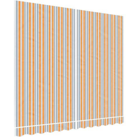 Tela de repuesto de toldo rayas de colores 3x2,5 m vidaXL