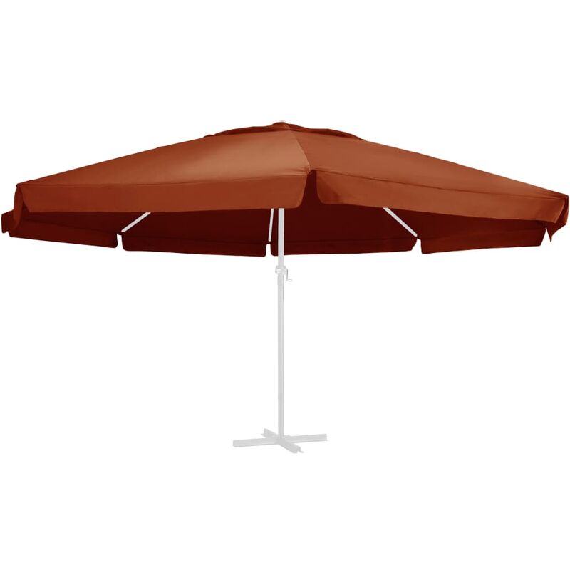 

Tela de repuesto para sombrilla terracota 600 cm