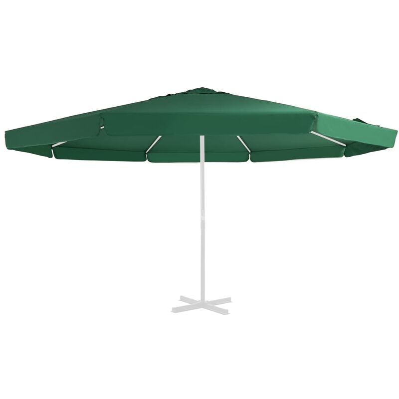 

Tela de repuesto para sombrilla verde 500 cm