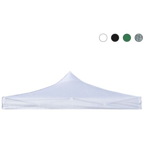 Tela de techo blanca 3x3 impermeable para repuesto de gazebo plegable