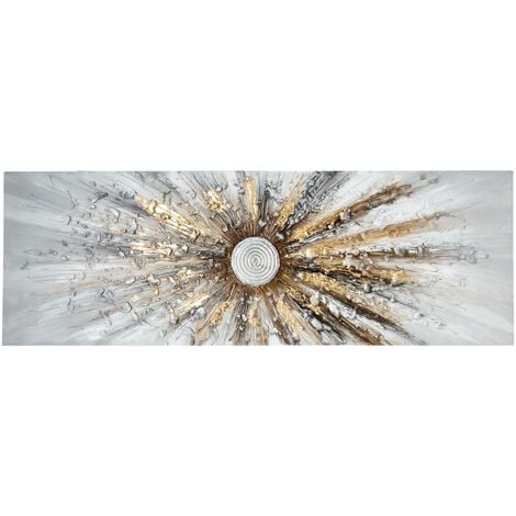 Tela dipinta Kylia sole 150x50cm - Modello b - Atmosphera créateur d'intérieur