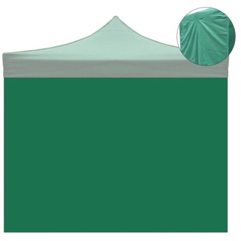 Tela lateral 3X2M verde impermeable para gazebo plegable 3X3M
