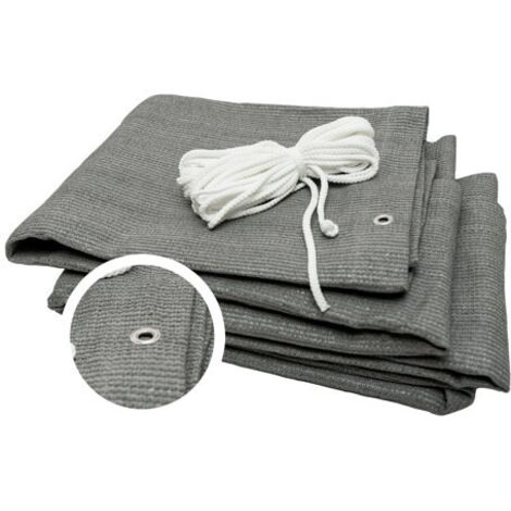 Tela para cortina Deco Grey 0,9x5 m gris claro Lustan