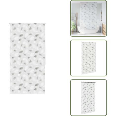 Tela para ducha - vidaXL Estor enrollable para ducha tela 130x240 cm ancho 126 cm - Persiana de ducha