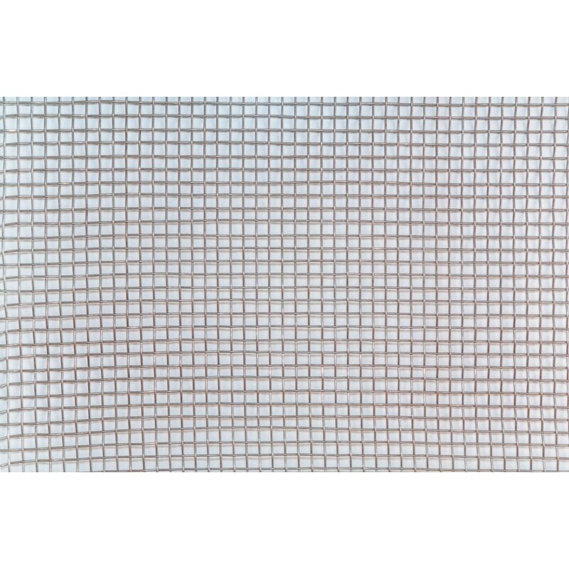30kg Rete Per Recinzione A Maglia Quadra In Acciaio Mm 2x2 0,7 Mm H...