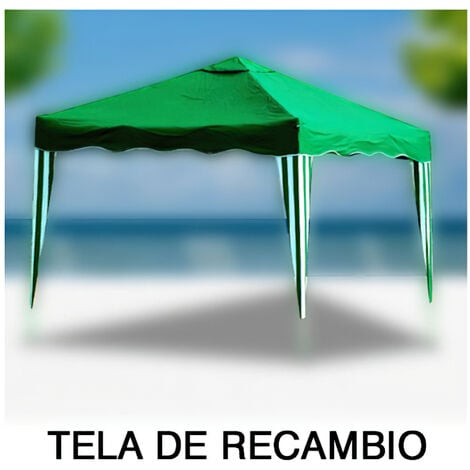 Tela Recambio Para Pergola Plegable Verde