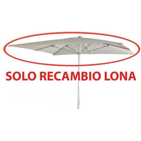 QFPLUS TELA RECAMBIO PARASOL 9647822 BLANCA - COVER AP-3X3-48P 412