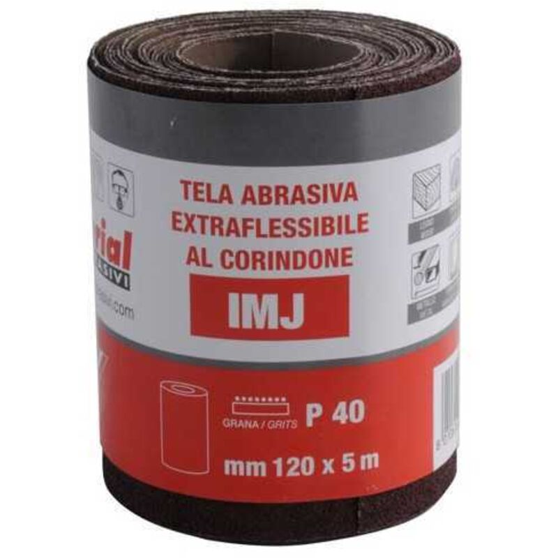 Tela Smeriglio Resinada Rt 120 m 5 Gr 40 Imperial
