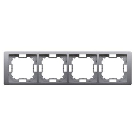 Telaio a 4 ante - universale orizzontale e verticale, acciaio inox, BASIC NEOS