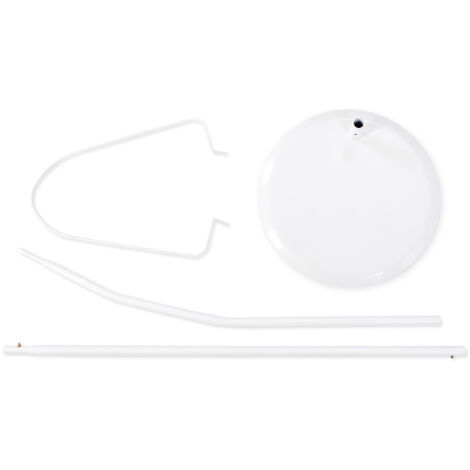 Baldacchino Per Culla 230x150cm Con Supporto Metallico - Decorazione Camera Neonato - Foto 4